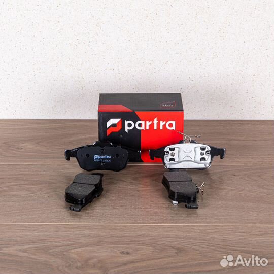 Тормозные колодки задние partra BP6017