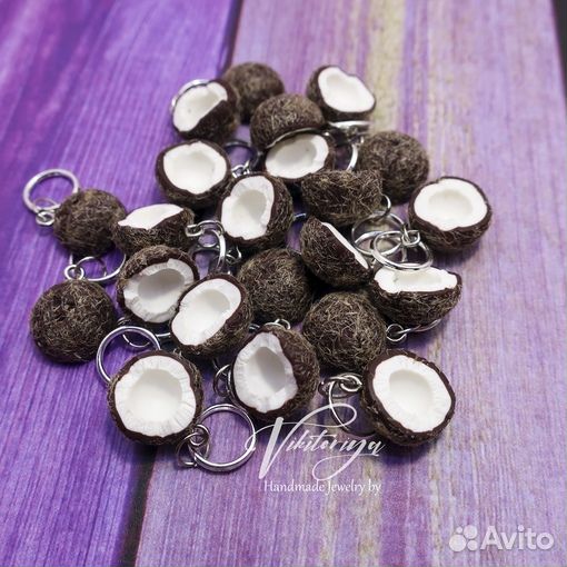 Маркер для вязания Кокос, ручная работа