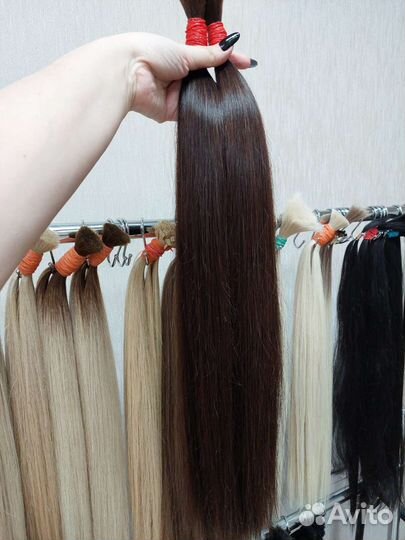 Натуральные волосы для наращивания 60см