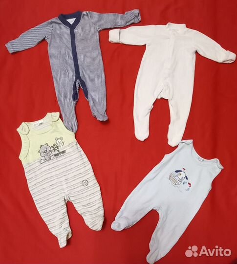 Вещи пакетом на мальчика 0-3 мес, 3-6 мес
