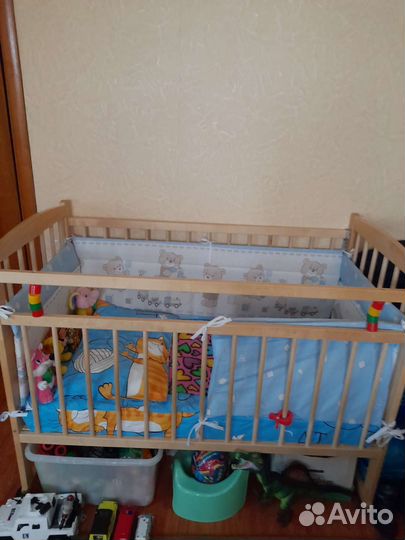 Детская кроватка+матрас