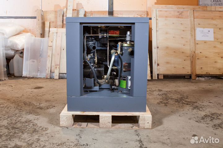 Компрессор 5,5 кВт винтовой 8/10 Бар