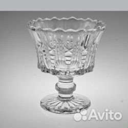 Хрустальный салатник ба-1410 h-130 d-115