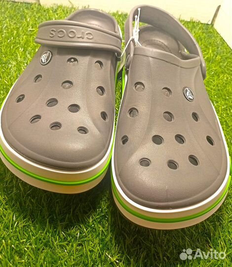 Crocs кроксы сабо тапочки новые 39-43 серые белые