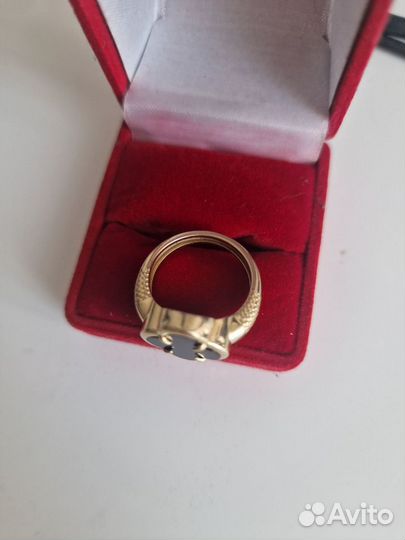 Золотое кольцо женское 17 размер