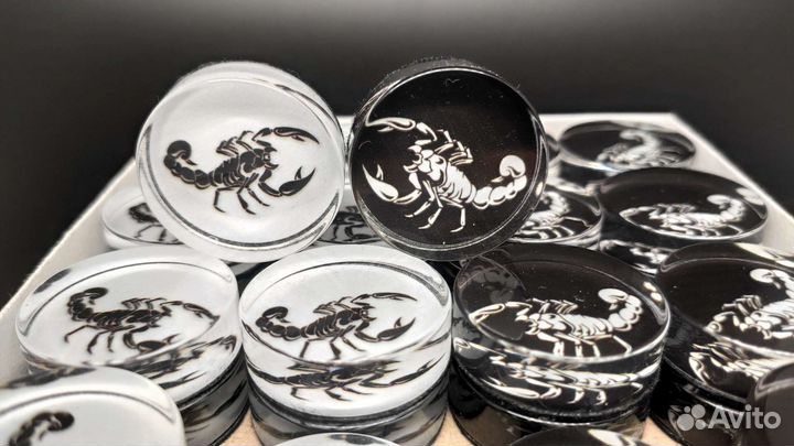 Фишки для нард ручной работы