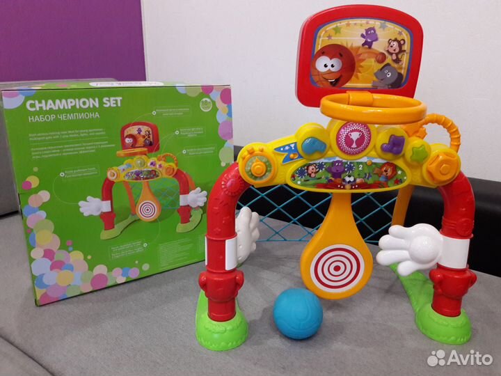 Новый набор чемпиона (с баскетбольным кольцом)