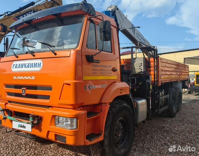 КамАЗ 43118-50 с КМУ, 2020