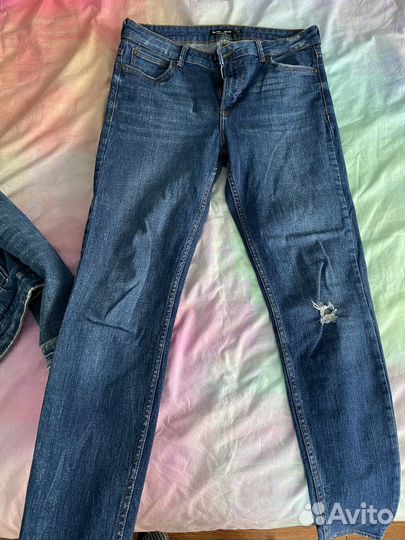 Джинсовая куртка bershka