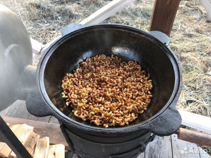 Казан чугунный на 10 литров