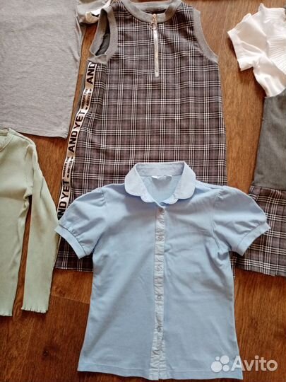 Школьная форма для девочки серая 146