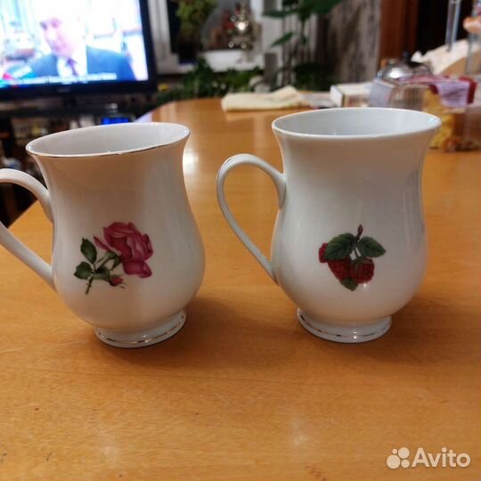 Кружки фарфоровые