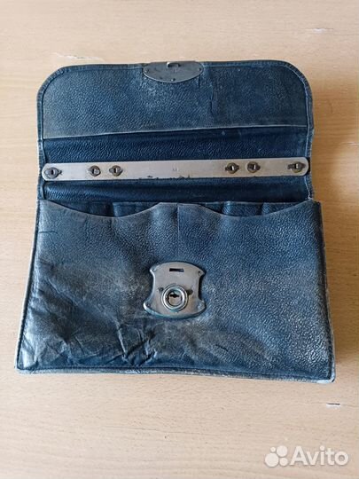 Портфель - папка. Завод Штамп. Кожа. Ранний СССР