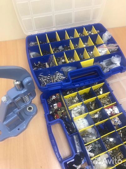 Установка металлофурнитуры на одежду, сумки