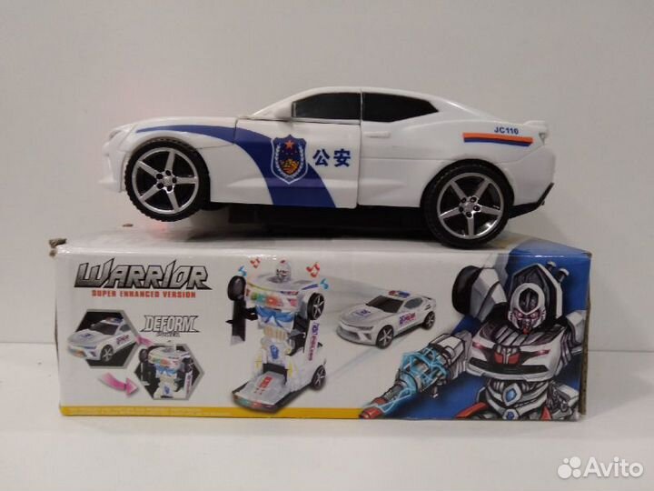 Машинка-трансформер (свет,муз) 8806E