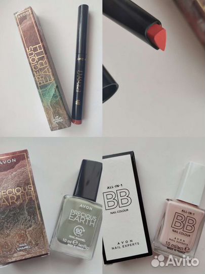 Помада для губ, лак для ногтей Avon