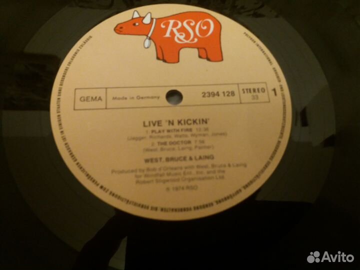 West, Bruce & Laing/Live n Kickin/1974