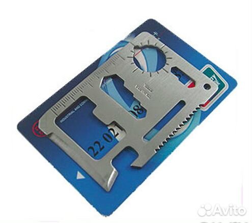 Multi-tool Мультитул-кредитка стальной карманный