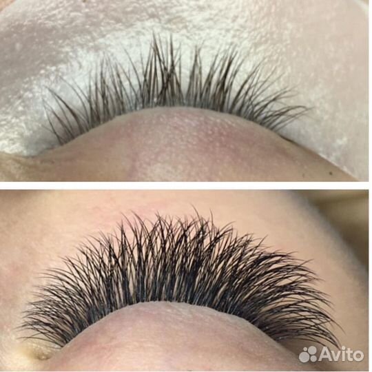 Наращивание ресниц на дому