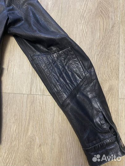 Куртка кожаная женская, размер 42-44 (S/M)