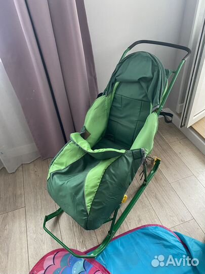 Коляска санки