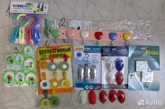 Крючки декоративные