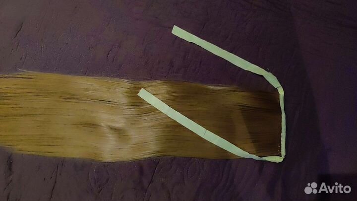 Волосы на заколках