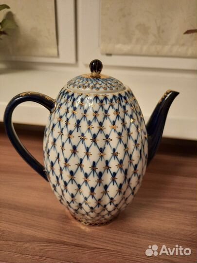 Сервиз кобальтовая сетка лфз