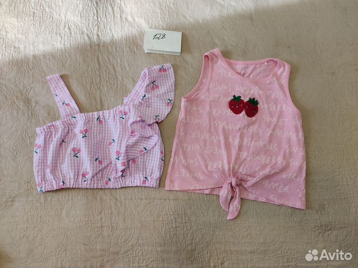 Пакет летних вещей для девочки 128