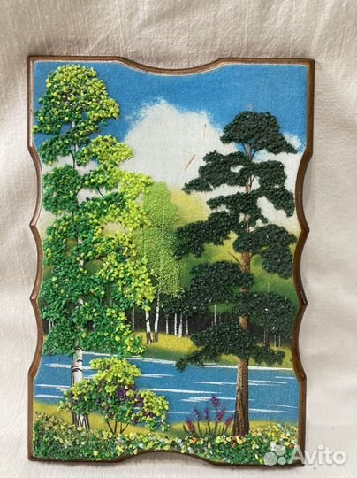 Панно из уральских минералов