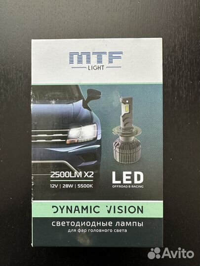 Светодиодные лампы LED H7 MTF Dynamic Vision