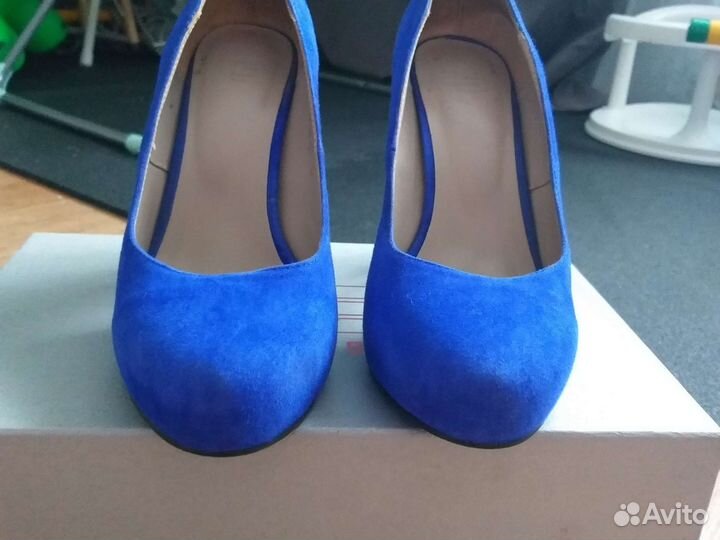 Туфли женские 37 размер замша натур