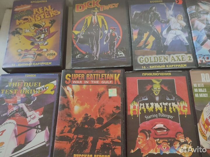 Картриджи для sega mega drive 2
