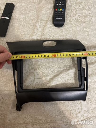 Рамка для 2 din магнитолы kia cerato 3