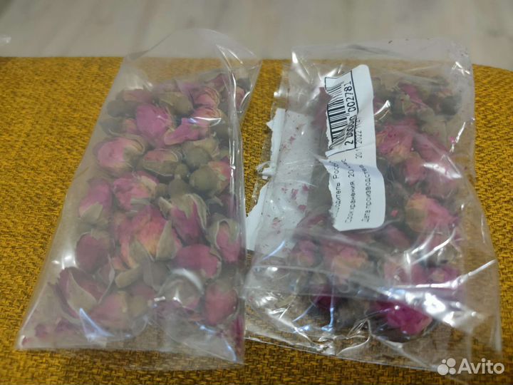 Сухоцветы: жасмин, роза, гелихризум