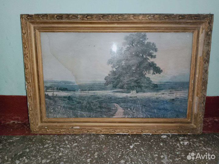 Картина советского периода СССР картина на холсте