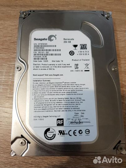 Жёсткий диск Seagate ST250DM000 250 Гб (донор)