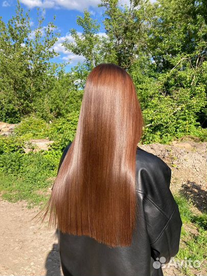 Кератиновое выпрямление