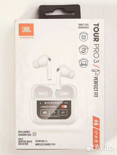 Беспроводные наушники с экраном JBL tour pro3