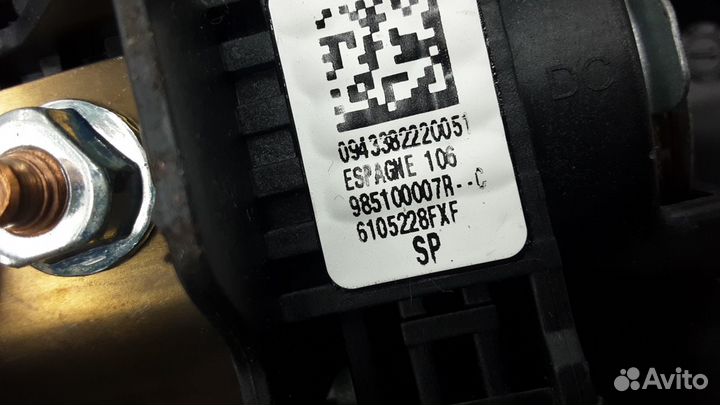 Подушка безопасности водителя renault megane 3