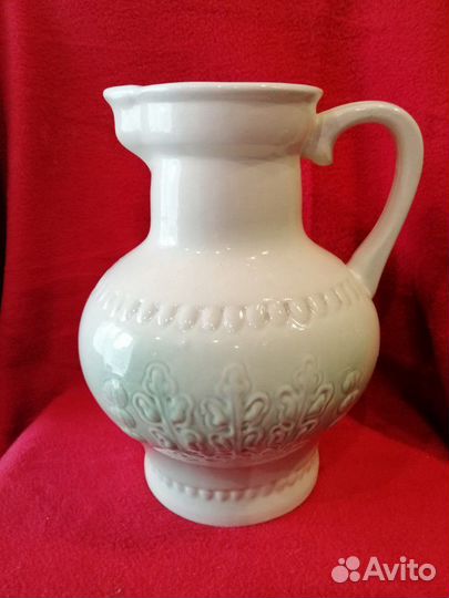 Большой советский керамический кувшин