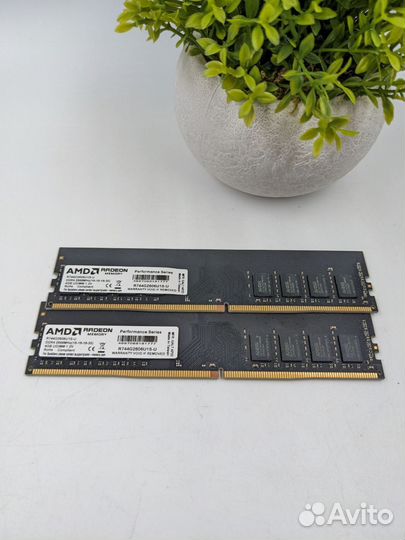 Оперативная память DDR4 8GB (2X4) 2666 MHZ Amd Rad