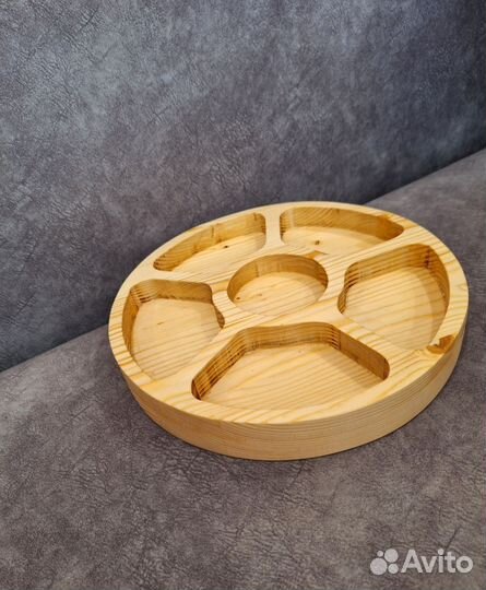 Посуда для кухни, Менажница деревянный