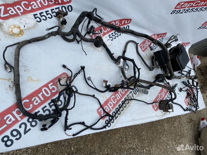 Nissan Patrol y62 проводка моторного отсека