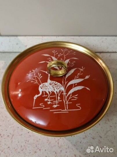 Бомбоньерка с аистом