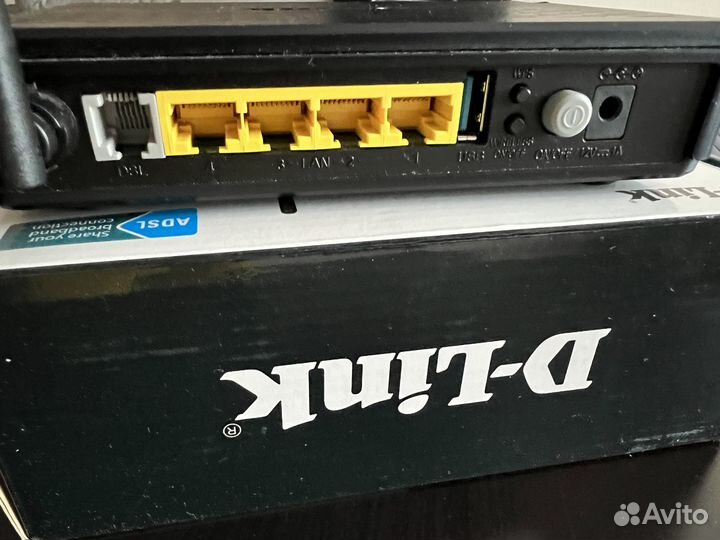 D-link Модем wifi роутер adsl2 +usb порт