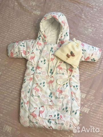 Конверт на выписку для девочки весна