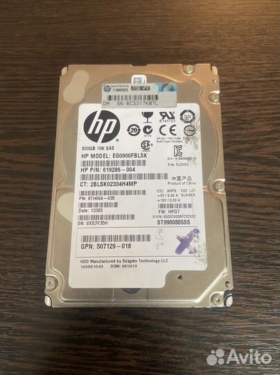 Жесткий диск 900 Гб с ошибками