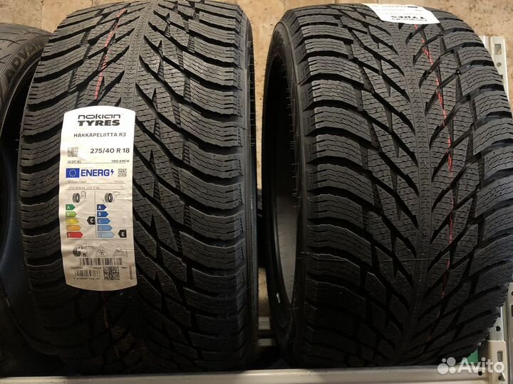 Nokian Tyres Hakkapeliitta R3 245/45 R18 и 275/40 R18
