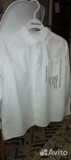 Рубашка белая, 146 р-р